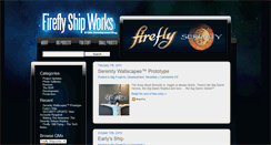 Desktop Screenshot of fireflyshipworks.com